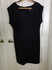 Attention NWT Womens Sleeveless Black Dress XL zipper & hook & eye close Holiday