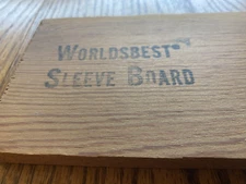Padded Wooden Tabletop 18" Sleeve Board - Worldsbest Sleeve Board