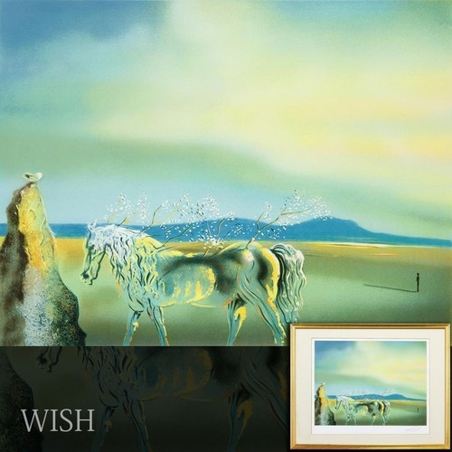 Salvador Dali "Sunset" Lithograph Autographed