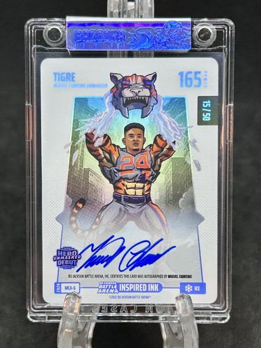 2026 Bo Jackson Battle Arena TIGRE Ice Auto /50 Miguel Cabrera