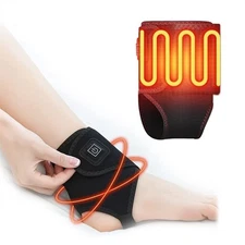 Electric USB Heating 3 Heating Modes Warm Ankle Pad Pain Relief Brace