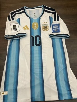 Argentina 2026 Home Soccer Jersey Player Version Messi #10 Size: L