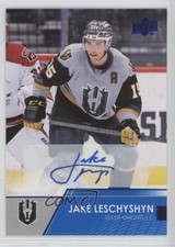 2021-22 Upper Deck AHL Auto Jake Leschyshyn #12 Auto a2v