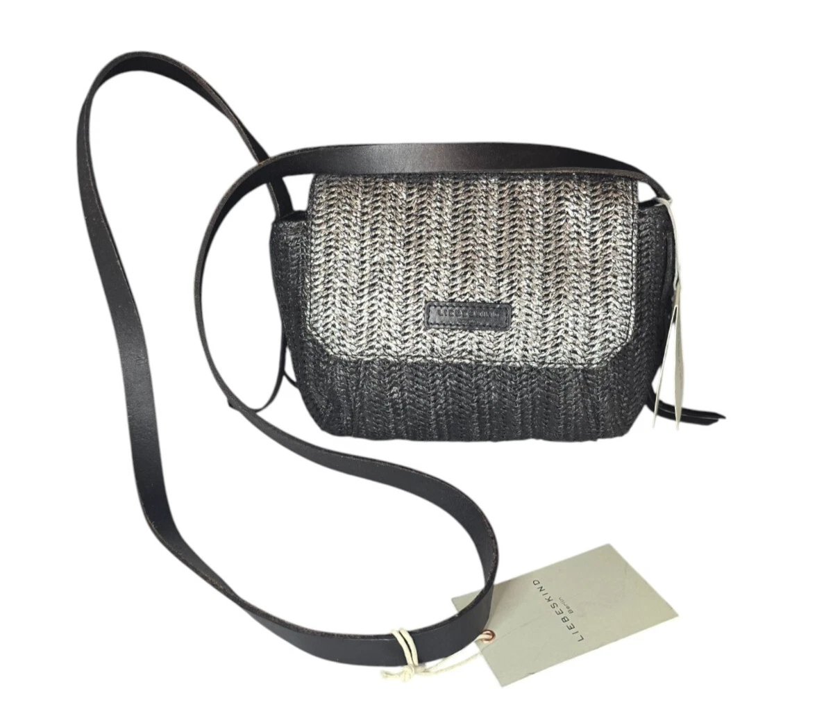 Liebeskind Berlin Orecchini Pendenti Bicolore Oro Rosa Acciaio Inox - Creole Con Charm, 2 Cm