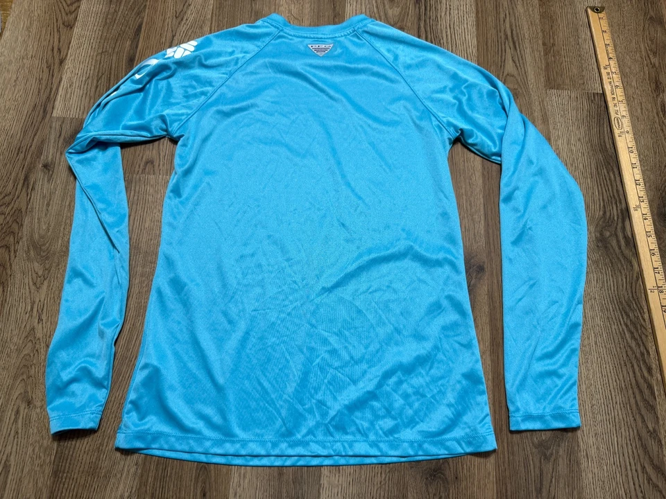 Columbia Shirt, Men's Size XS, Blue, Long Sleeve, Crew Neck, PFG - Image 2 of 4