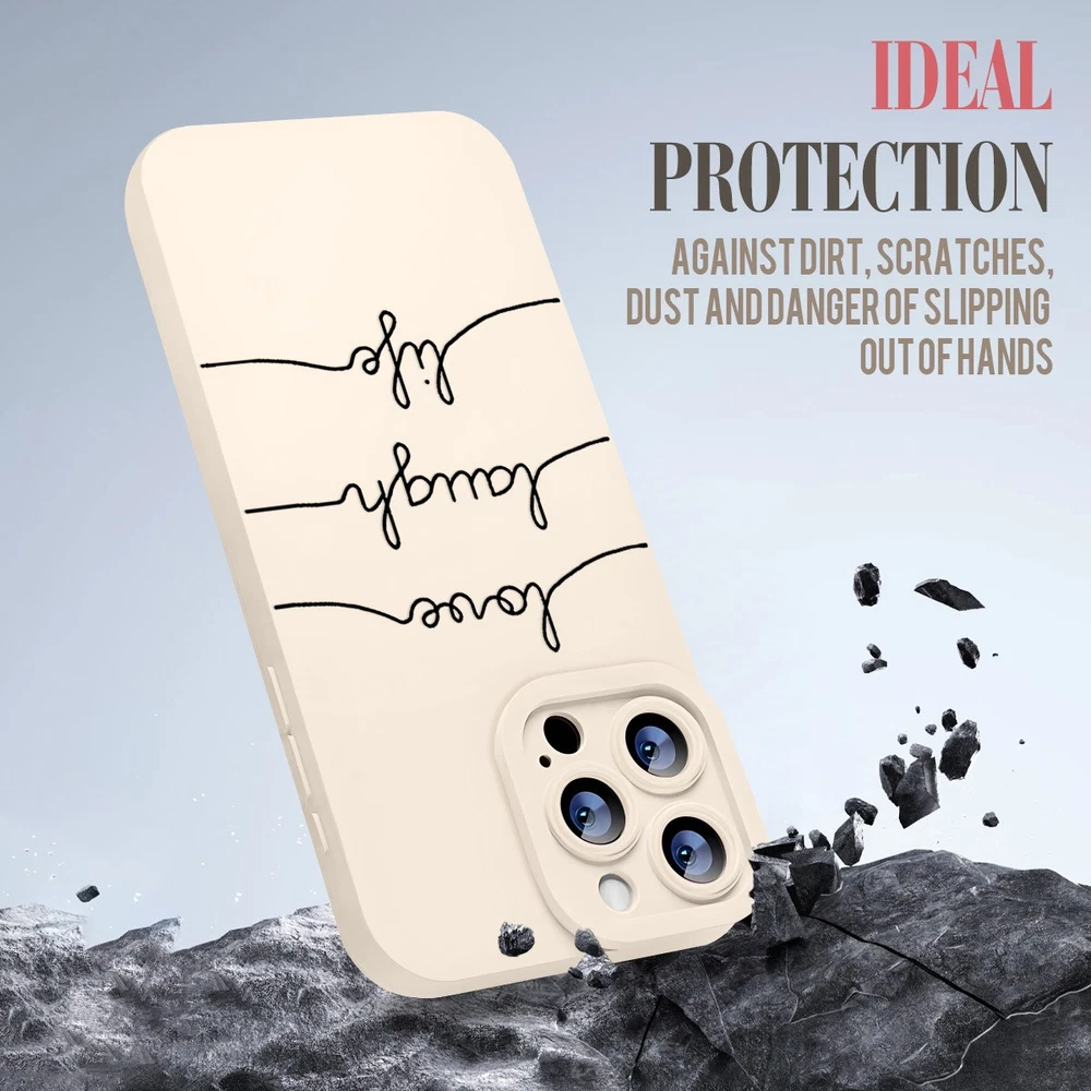 Shockproof Flexible Phone Case for iPhone 15 Pro 14 13 Samsung S25 Edge S24 FE S23