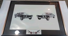 1969 Ford Mustangs Mach 1 Double Trouble Framed Print Boss 302 Boss 429