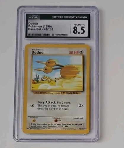Doduo (1st Edition) graded CGC 8.5 for sale on eBay