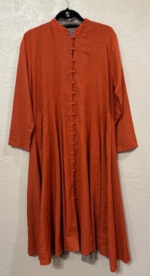 Womens Dress From India Custom Cotton 12 Long Sleeves Button Front Reversable
