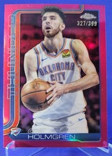 2025-26 Topps Chrome - Chet Holmgren #134 Magenta Refractor 327/399 OKC Thunder