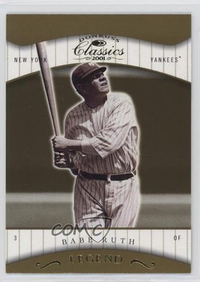 2001 Donruss Classics Legend 48/1755 Babe Ruth #180 HOF a8r