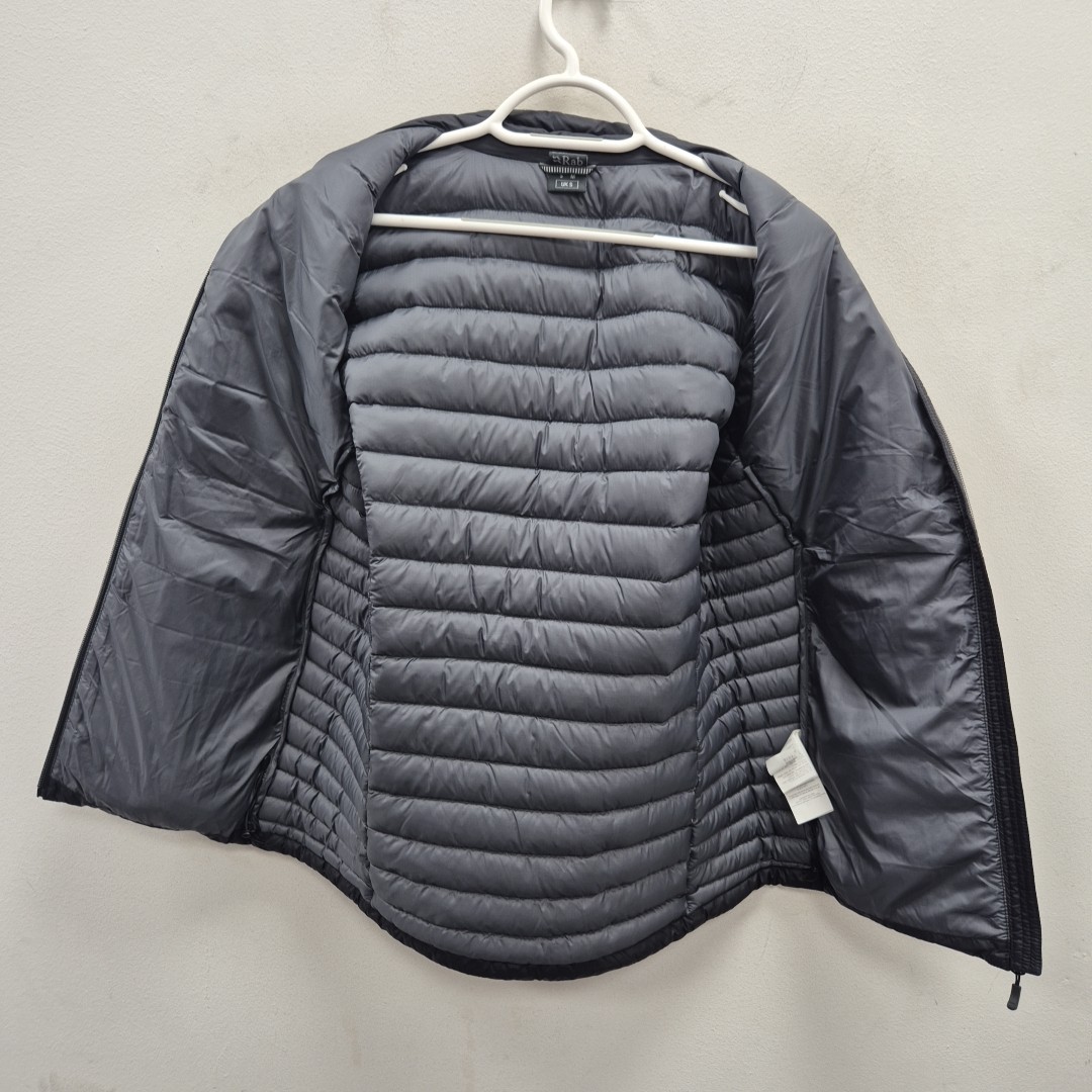 Rab Mens Microlight Down Zip Vest Gilet Bodywarmer Pertex Nikwax Black Small d image 6