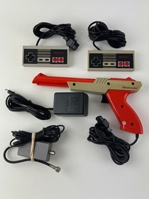 Nintendo NES Power Set Console CIB Complete In Box w/ Manuals, Game & Power Pad