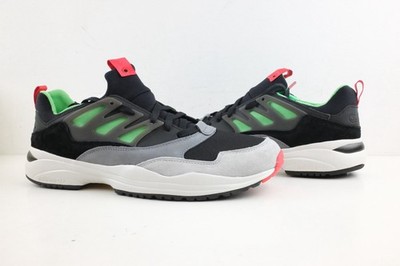 Size 11 - Solebox x Adidas Torsion Allegra Black Green Zest