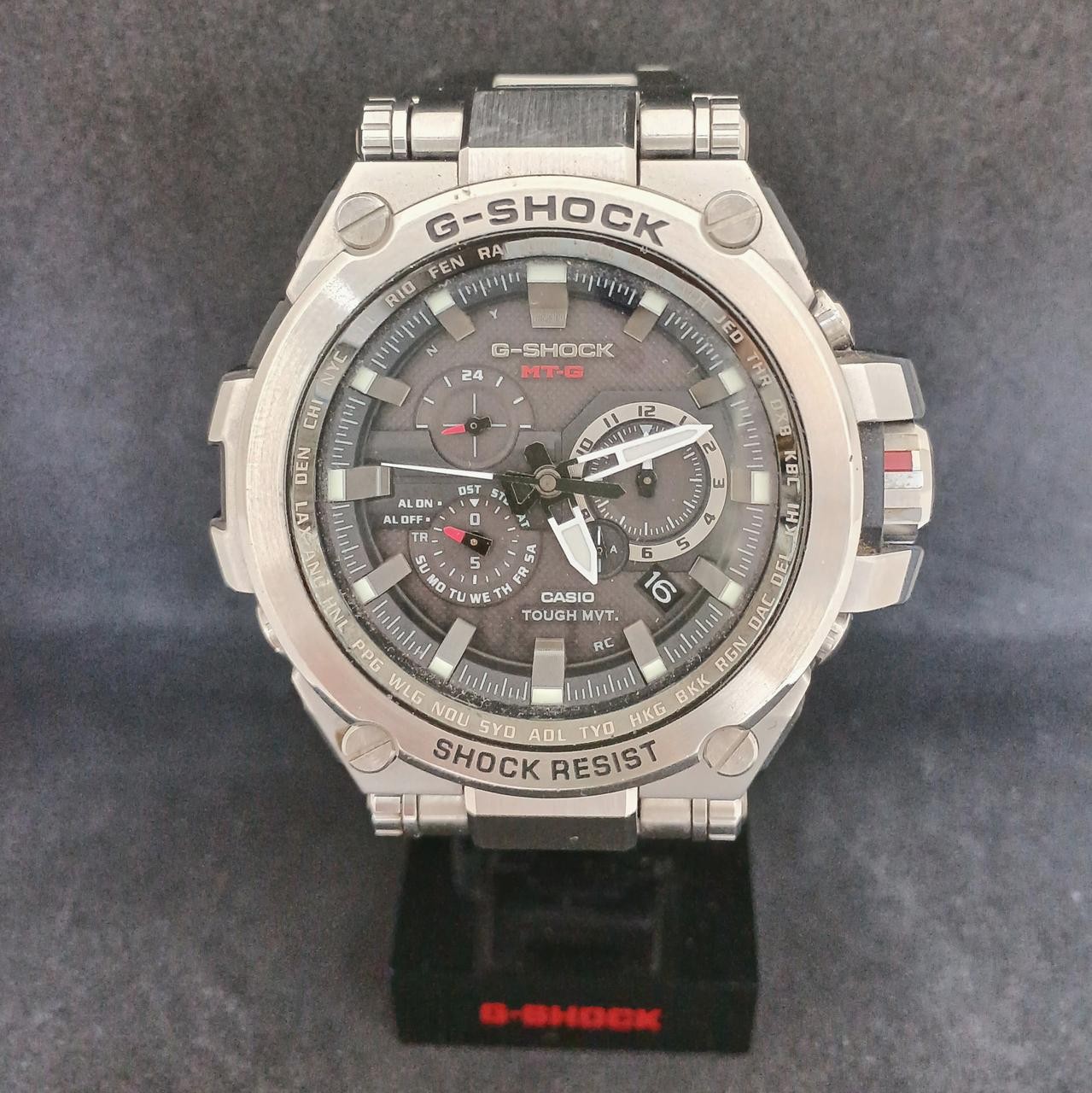CASIO MTG-S1000D 544391 Shock-Resistant Solar-Powered Watch