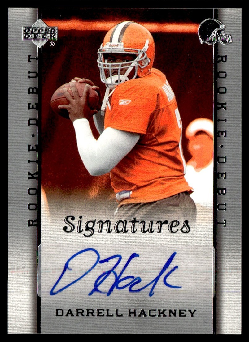 2006 Upper Deck Rookie Debut Auto Darrell Hackney RC #241