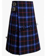 Scottish Handmade Traditional American National Tartan 8Yard kilt For Men's