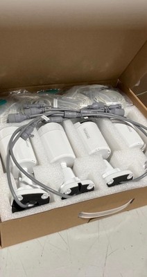 OHWOAI 8CH PoE 5MP Wired IP Security Camera System w/ 4 Cameras, 500GB
