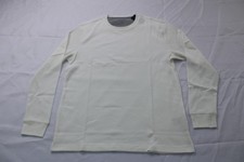 Club Room Men's Thermal Long-Sleeve Ribbed Crewneck Sweater AC2 Pearl Medium NWT