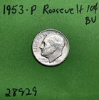 1953 Roosevelt Dime 10c BU Uncirculated Mint State 90% Silver
