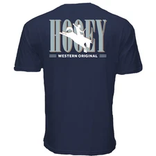 Hooey Men's "Wild Ride" Logo Navy Blue Graphic T-Shirt HT1911NV