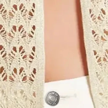 Cárdigan suéter GUESS para mujer talla L Clarissa con lazo delantero Foto 2 de 3