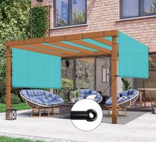 13ft Universal Replacement Pergola Sun Shade Cover Patio Awning Canopy With Rod