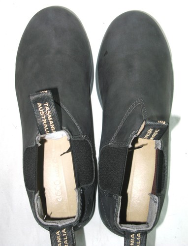 Blundstone Classic Chelsea Boots UK 5 Women USA Sz 7-8 Rustic Black-Gray Leather - Picture 8 of 22