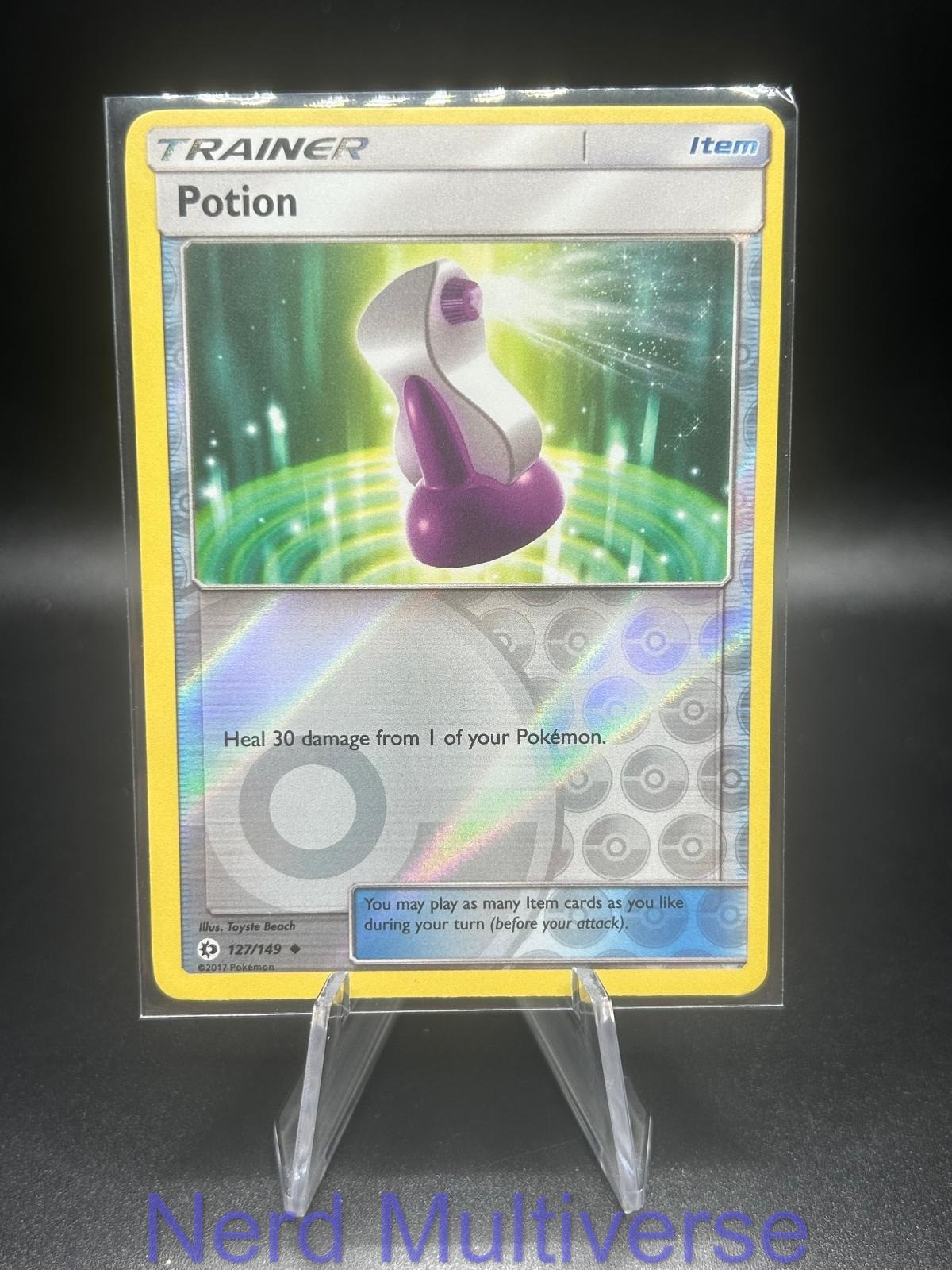 POTION 127/149 UC SM BASE SET POKEMON REVERSE HOLO NM/M