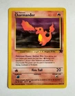 2000 Pokemon CHARMANDER Team Rocket "d" INK ERROR Non Holo MISPRINT #50/82 WOTC