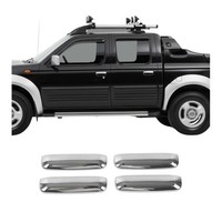 Chrom TüRgriff Blende FüR Nissan Navara 1998-2004 4-TüR Edelstahl 4Tlg