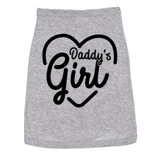 Dog Shirt Daddys Girl Cute Clothes for Family Pet