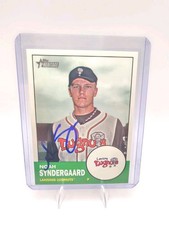 Noah Syndergaard Signed IP 2012 Topps Heritage Minor League Rc Rookie Card Auto. rookie card picture