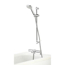 Image of Aqualisa Midas 110 Dual-Outlet Mixer Shower - Thermostatic Bar, Chrome