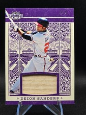 2025 Leaf Lumber Game Used Deion Sanders Purple /5🔥🔥🔥