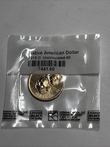 2015-D Native American Dollar — photo from the most recent tracked eBay sale