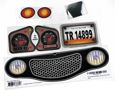 The Toy Restore Replacement Decals Fits Little Tikes Cozy Coupe II Ride-on Car