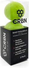 CRBN Quiet Pickleballs Foam Practice Balls for Silent Play Realistic Bounce
