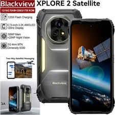 Blackview XPLORE 2 Satellite Rugged Phone 5G 6.73" 16GB+1TB 20000mAh 120W NFC