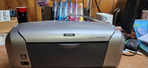 Epson Stylus R220 Digital Photo Color Inkjet Printer CD/DVD Printing ...