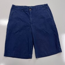 Polo Ralph Lauren Boys Chino Shorts Size 16 Navy Blue Cargo Pocket Red Pony