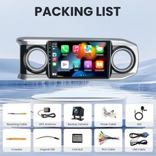 car Android Auto CarPlay Radio Stereo for 2016-2021 Toyota Tacoma NAVI GPS 4 64G