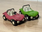 Vintage 1970's TONKA Pressed-Steel Pink & Green Dune Beach Buggy Manx