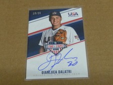 2018 Panini USA STARS STRIPES GIANLUCA DALATRI AUTOGRAPH/AUTO USA /25 B4140
