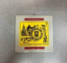 CERAMIC PLATE BICYCLE BICYCLE TOURIST CLUB JONG VAN HART RONSE 78 RALLY TAALGRENS