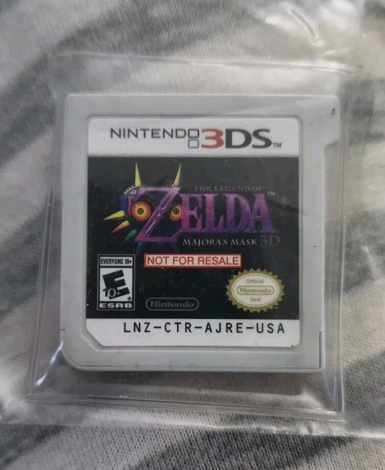 The Legend of Zelda: Majora's Mask 3D Nintendo Authentic Not For Resale Demo