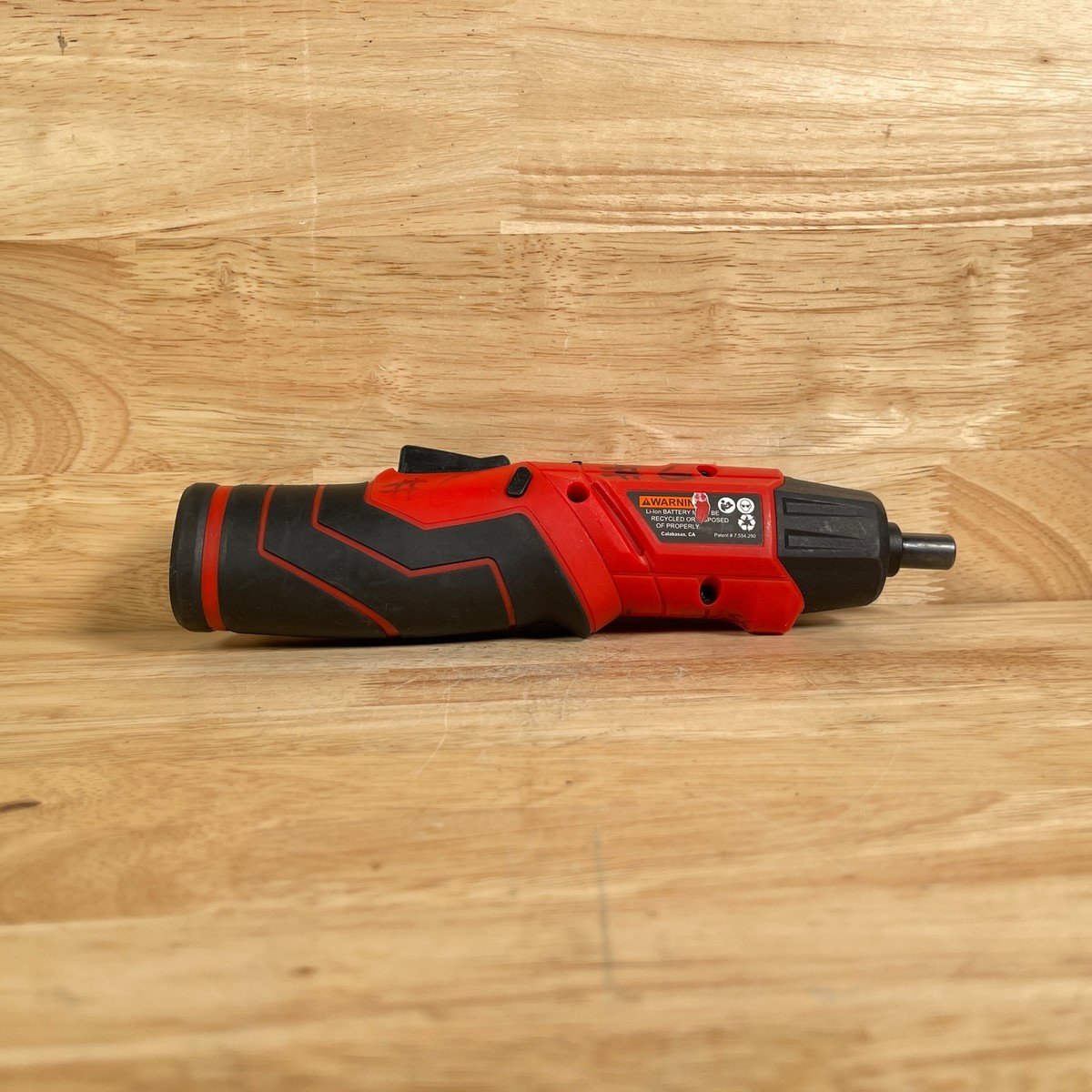 Bauer 1894F-B Red/Black 180 RPM 4 Volt Lithium Ion Screwdriver