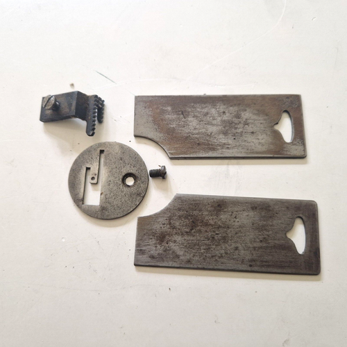 Vintage Jones Family CS Sewing Machine Parts Throat dog cover & slide