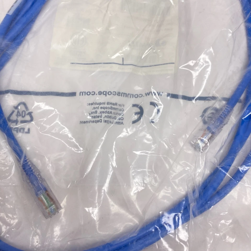 Commscope Uniprise CAT6 10ft Blue Patch Cords UNC6-BL-10F - Image 3 of 4