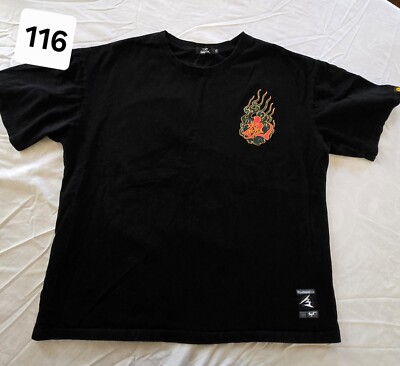 Tiny Spark Anime Graphic T-Shirt Black Size 2XL , US Fits In LARGE 